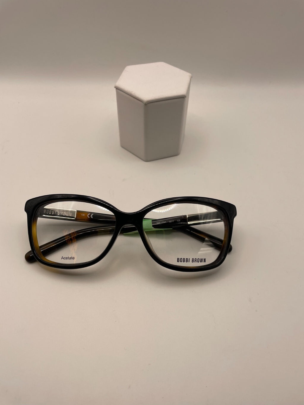 Bobbi Brown Brand The Lena Model 54 Eye Black Tortoise NEW