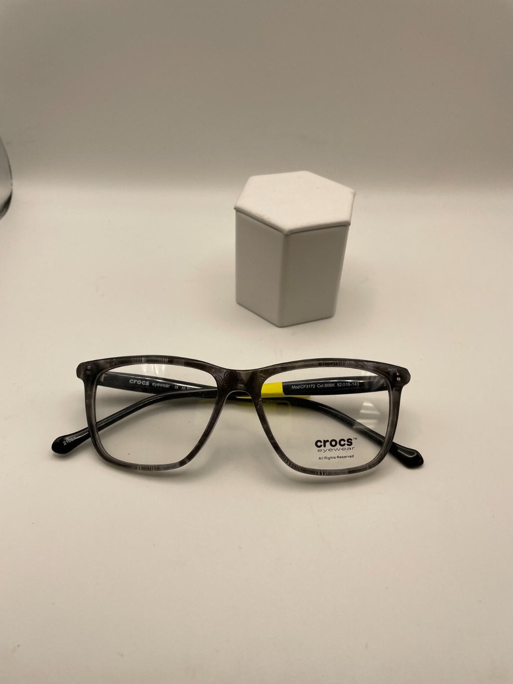 CROCS Eyewear Brand CF3172 Model 52 Eye Black NEW
