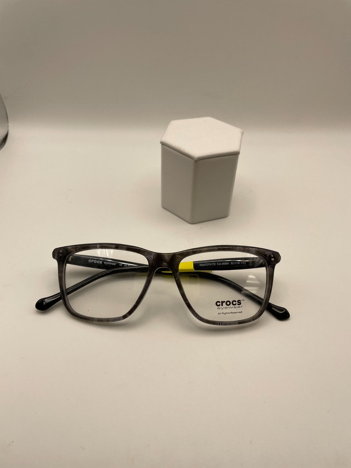 CROCS Eyewear Brand CF3172 Model 52 Eye Black NEW