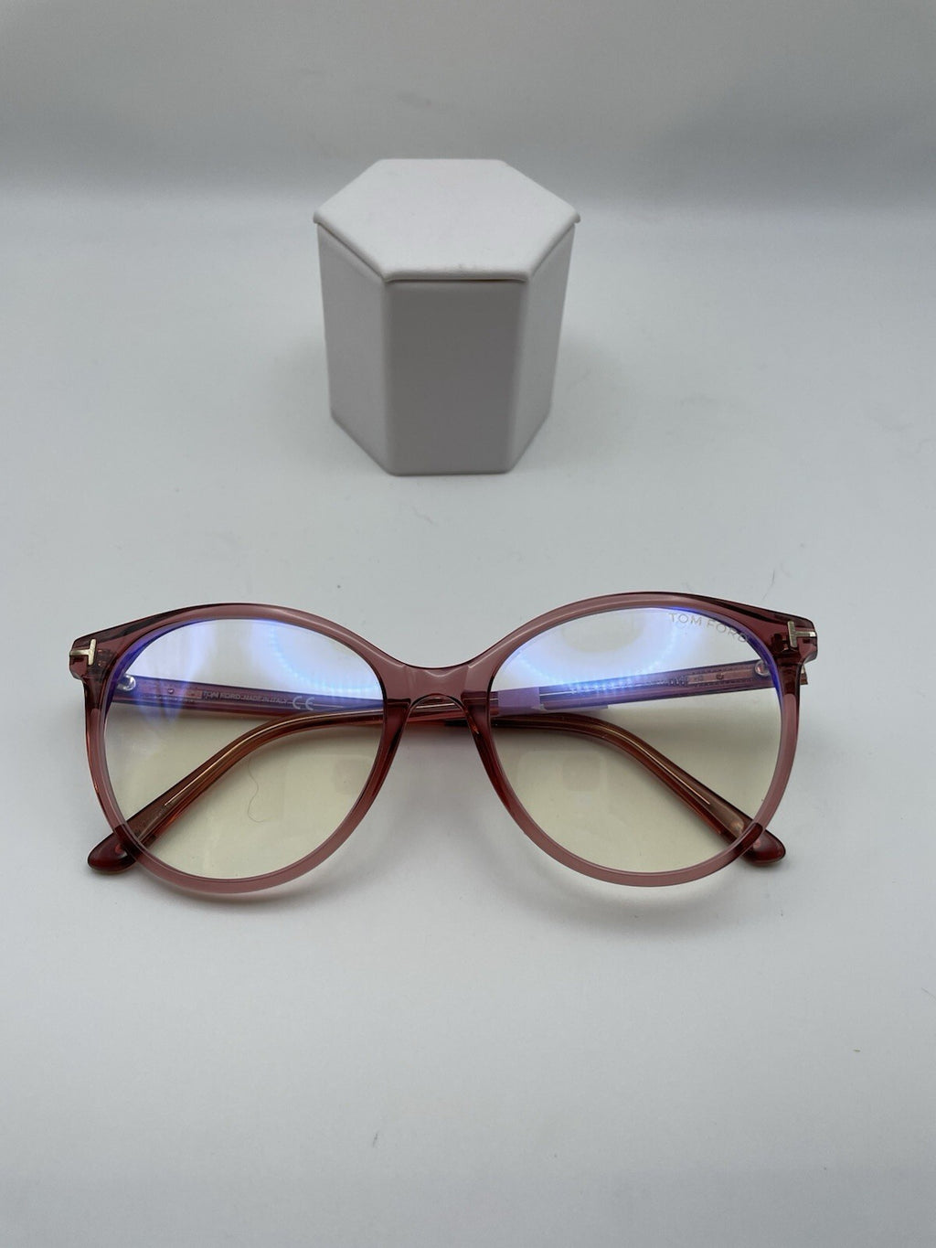TOM FORD Brand TF 5742-B Model 53 Eye Pink Crystal NEW