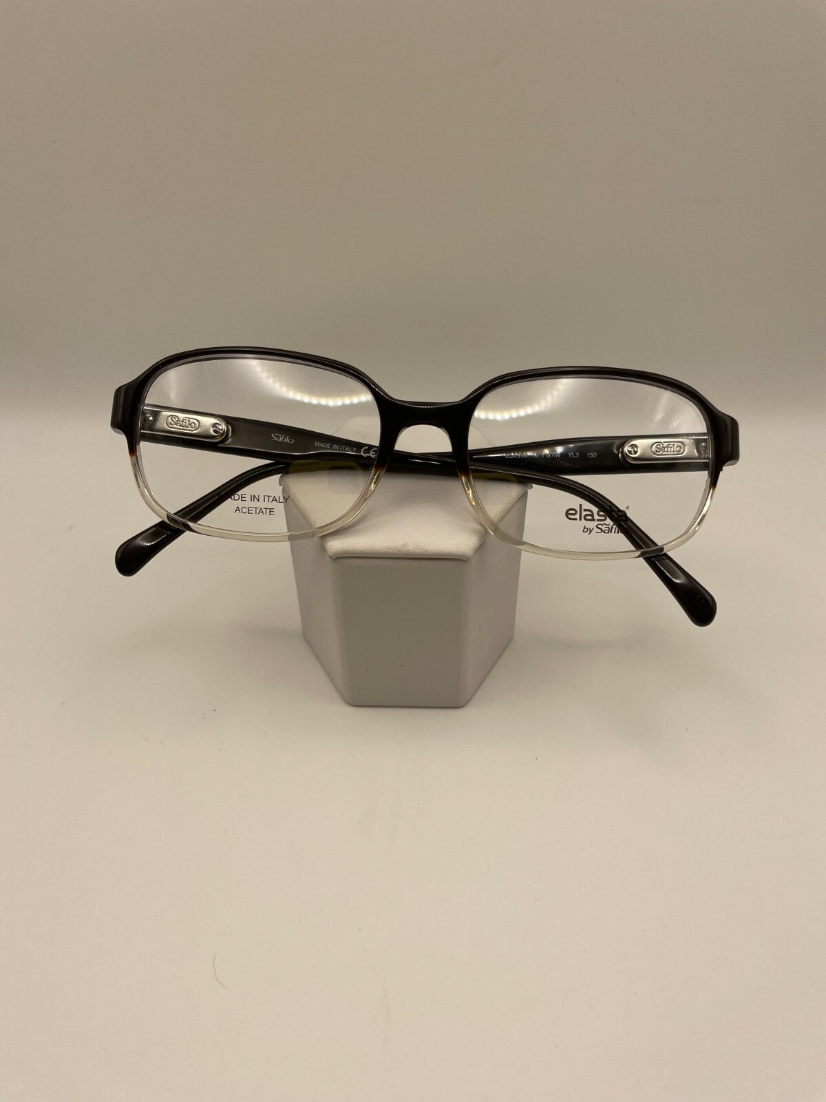 Elasta by Safilo Brand E1127/N Model 56 Eye Brown Crystal NEW