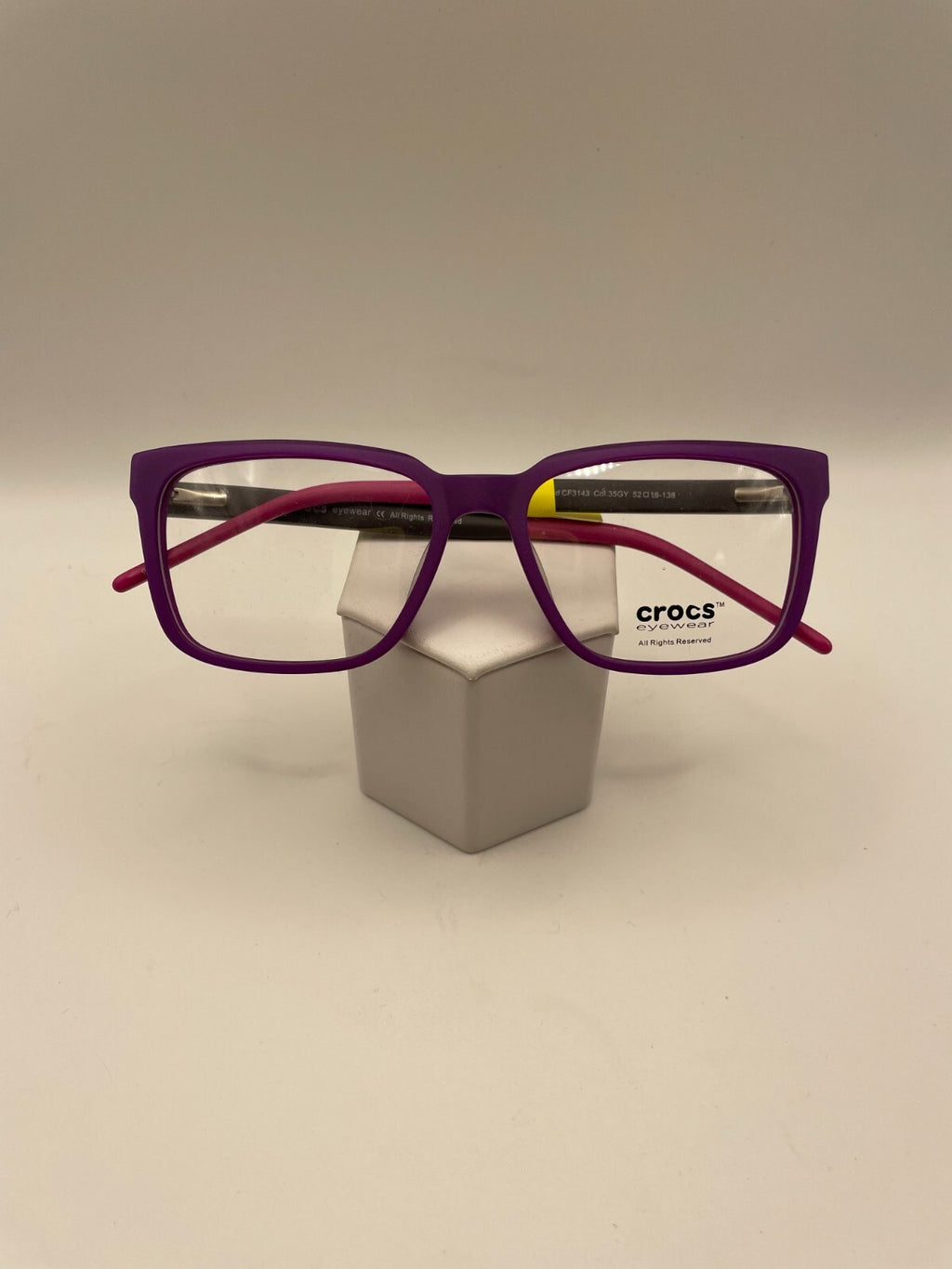 CROCS Eyewear Brand CF3143 Model 52 Eye Purple NEW
