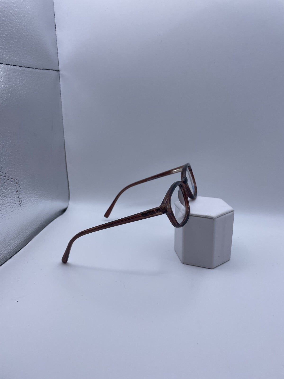 Modern Optical Brand Falcon Model 47 Eye Brown NEW