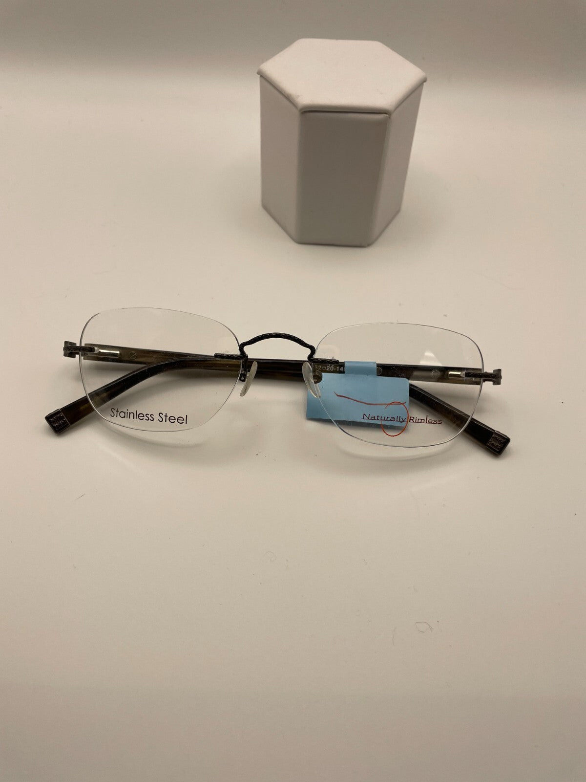 Naturally Rimless Brand NR-144 Model 52 Eye GM NEW
