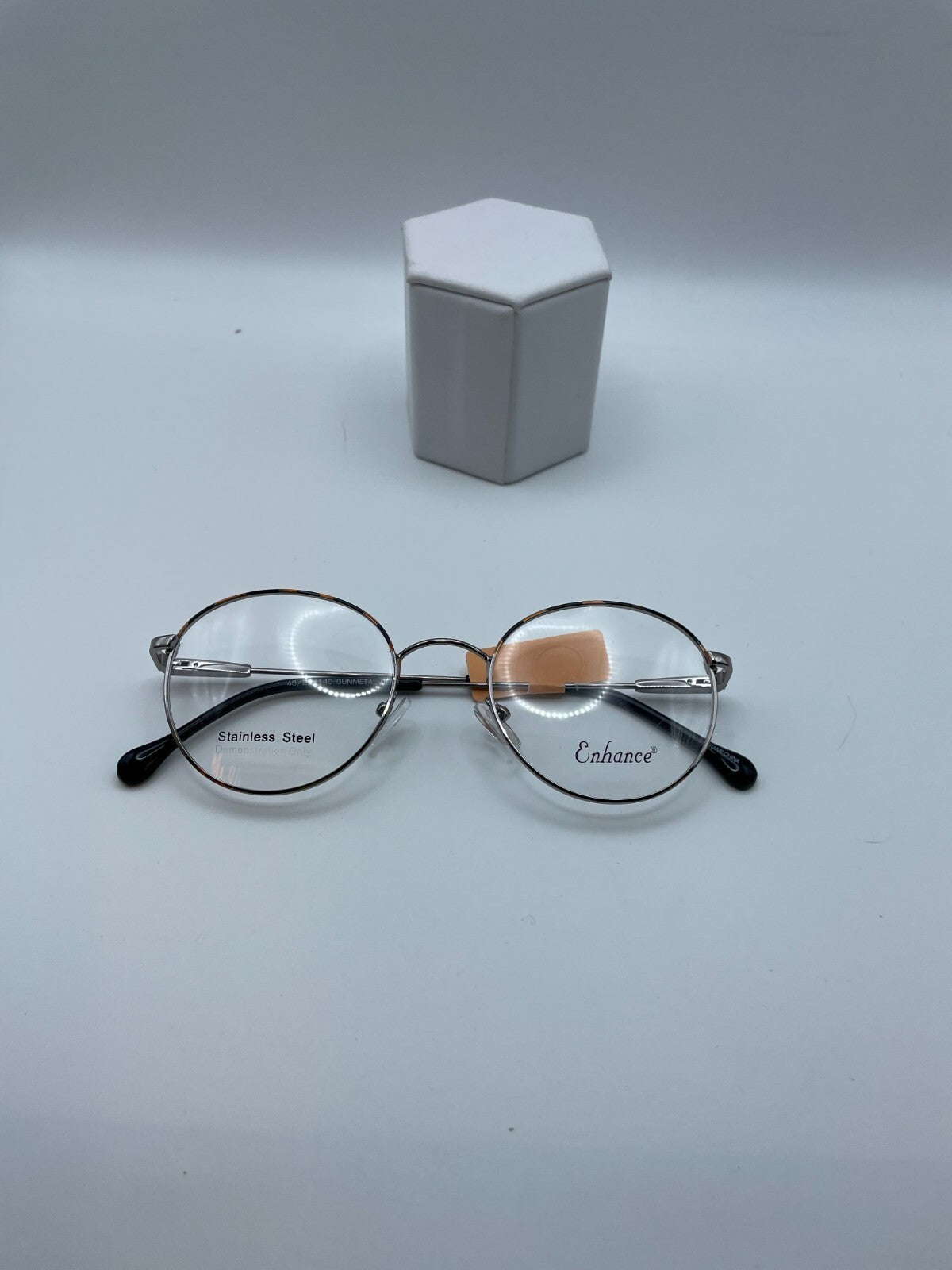 Enhance Brand 4555 Model 49 Eye Gunmetal Demi NEW