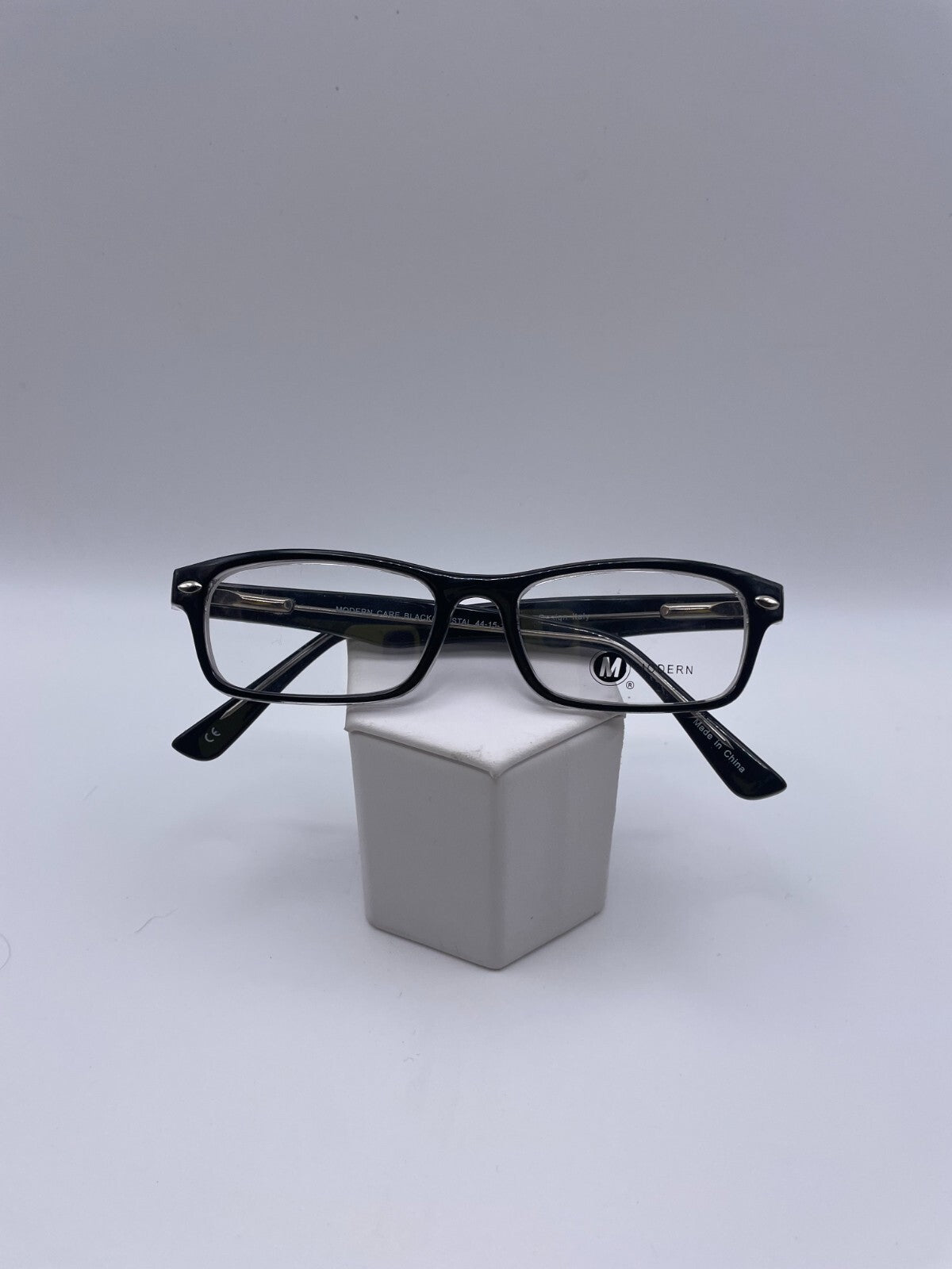 Modern Optical Brand Care Model 44 Eye Blk/Crystal NEW