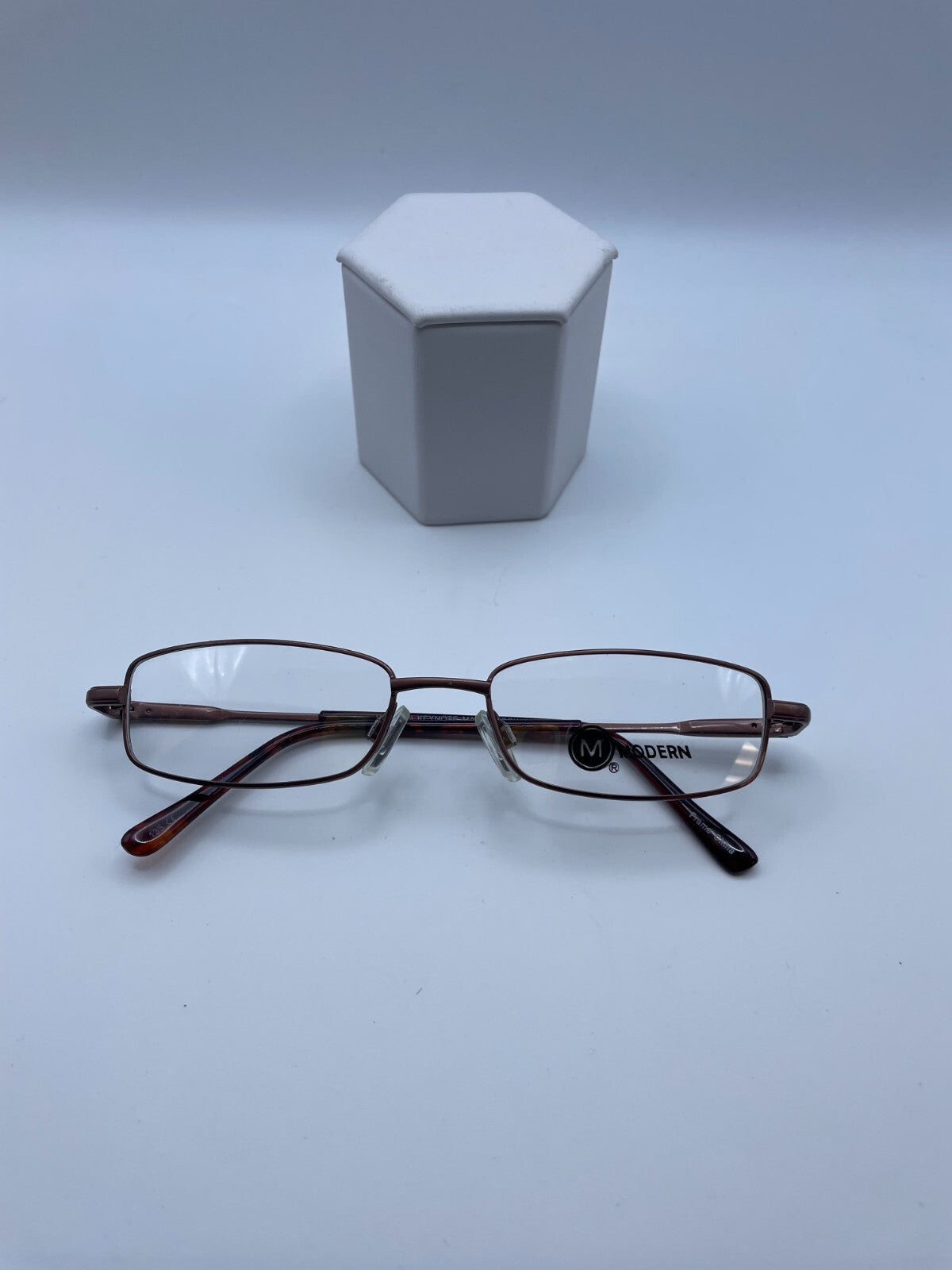 Modern Optical Brand Swift Model 50 Eye Antique Brown NEW