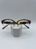 Badgley Mischka Brand Vivianna Model 54 Eye Brown Horn NEW