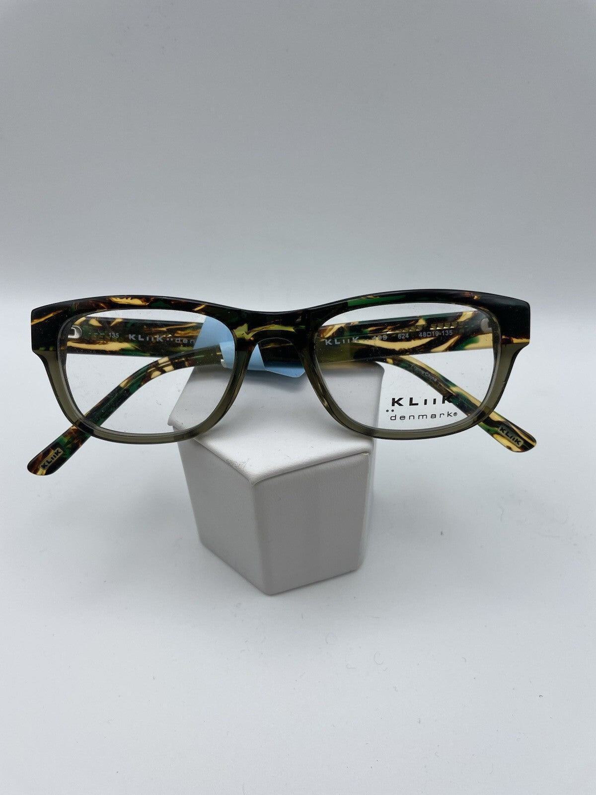 KLiiK Denmark Brand 499 Model 48 Eye Green Tort NEW