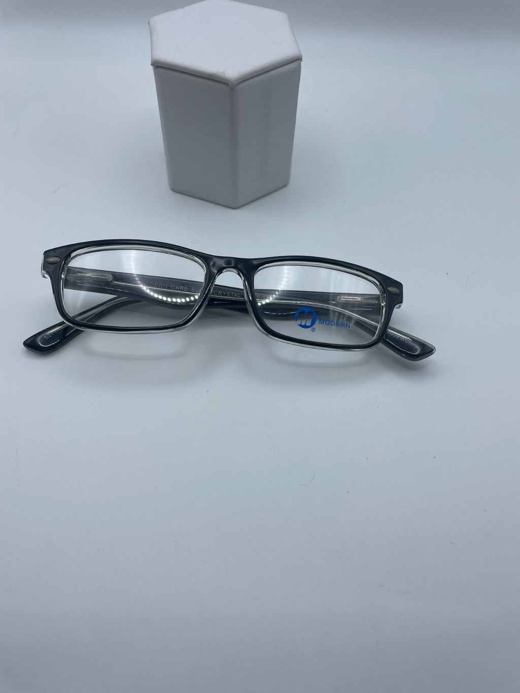Modern Optical Brand Care Model 46 Eye Blk/Crystal NEW