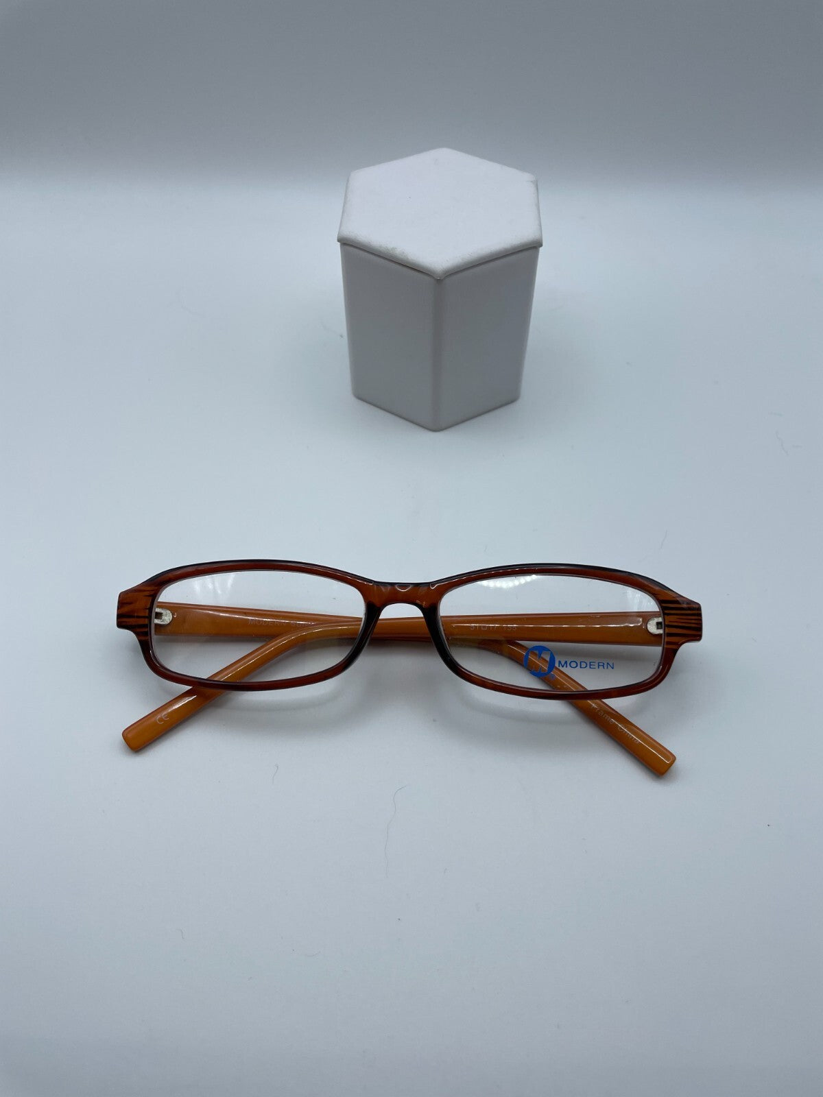Modern Optical Brand Sunset Model 51 Eye Brown/Orange NEW