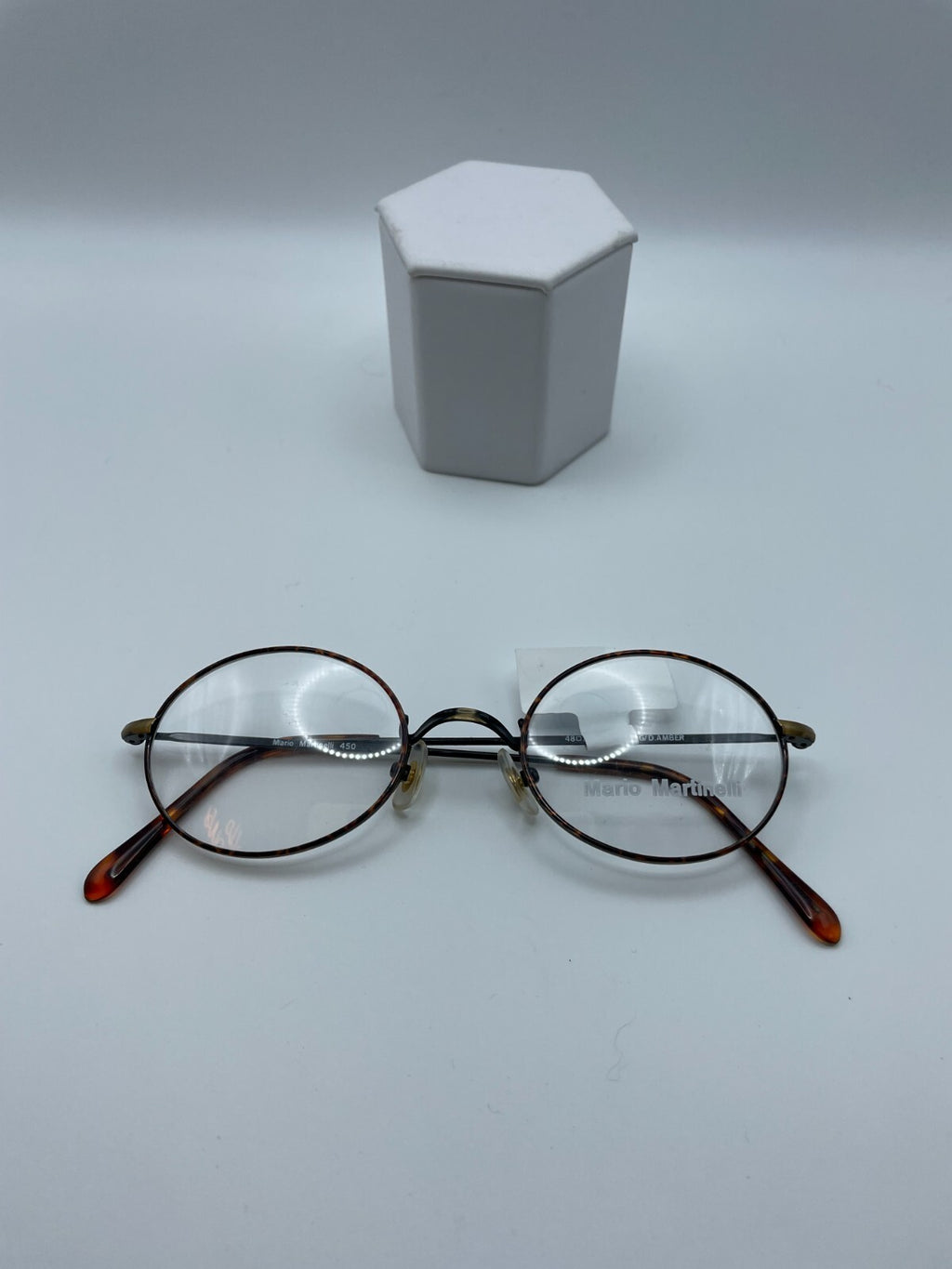 Mario Martinelli Brand 450 Model 48 Eye Ant. G/D. Amber NEW