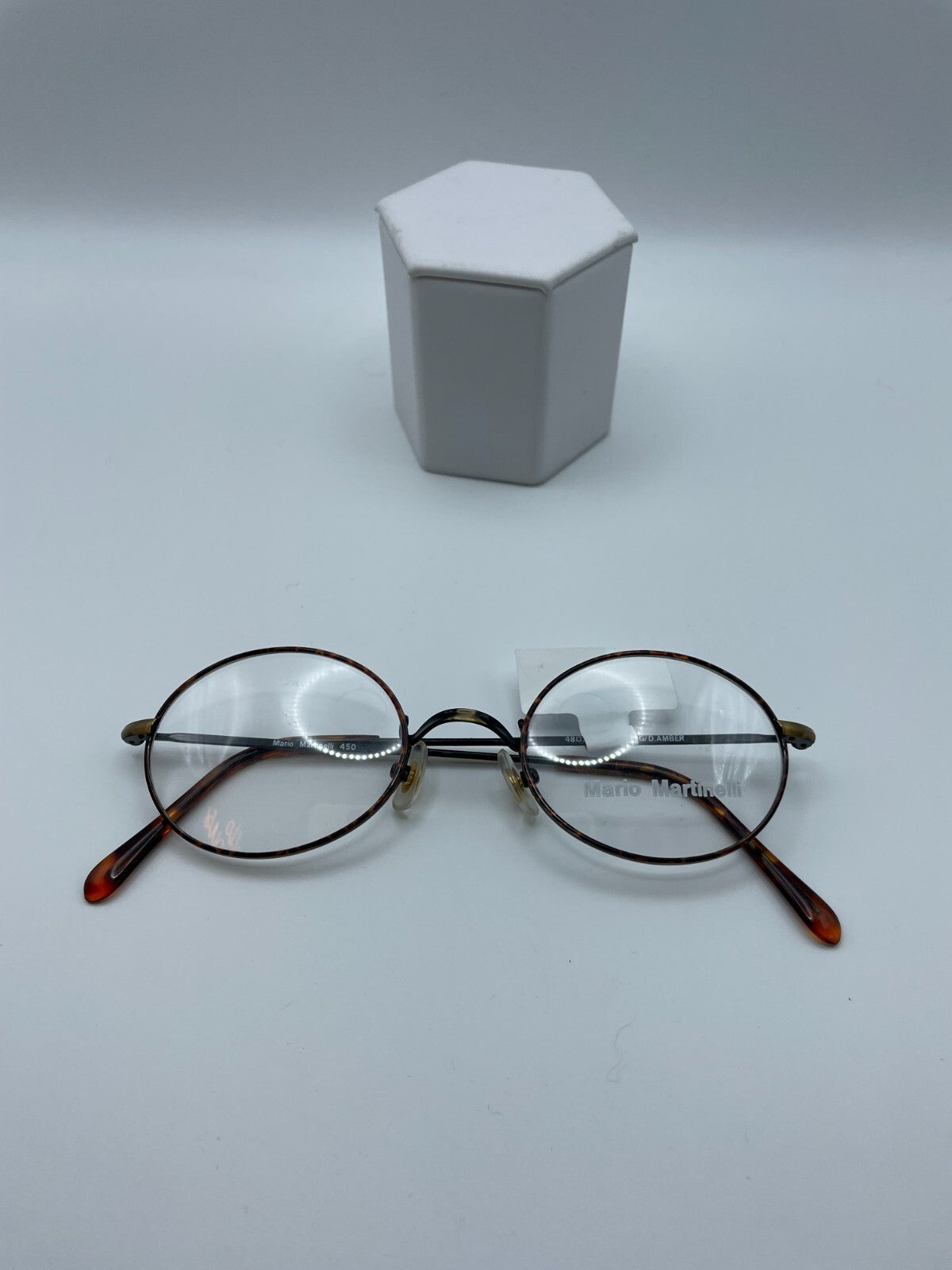 Mario Martinelli Brand 450 Model 48 Eye Ant. G/D. Amber NEW