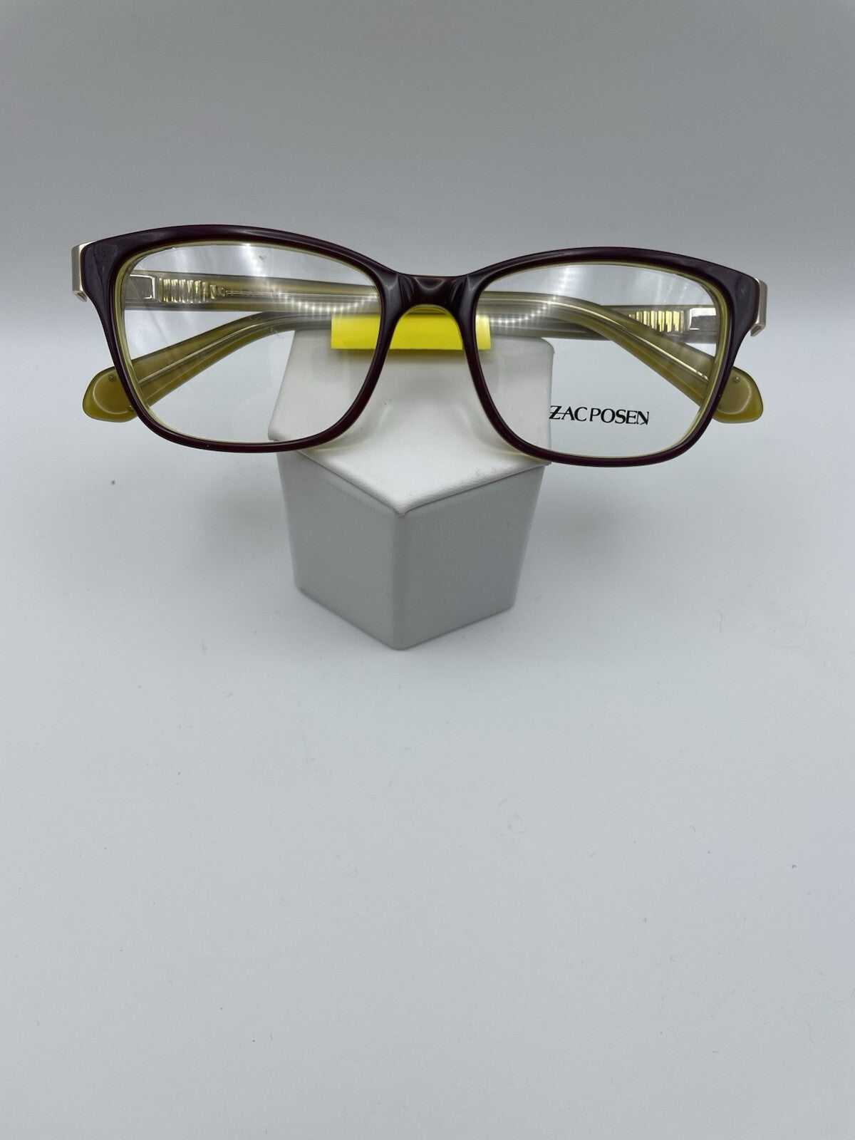 Zac Posen Brand Sia Model 49 Eye Merlot NEW