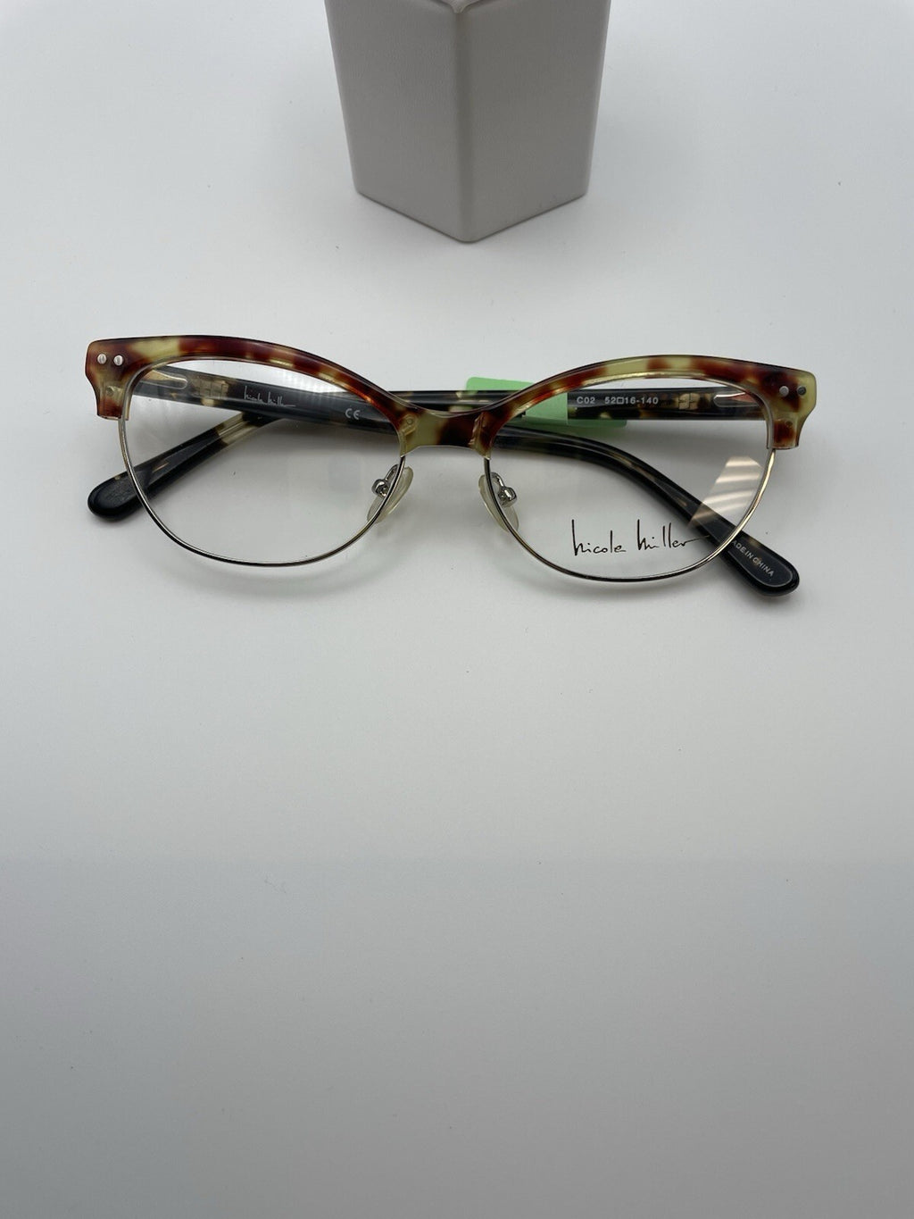 Nicole Miller Brand Degraw Model 52 Eye Tortoise NEW