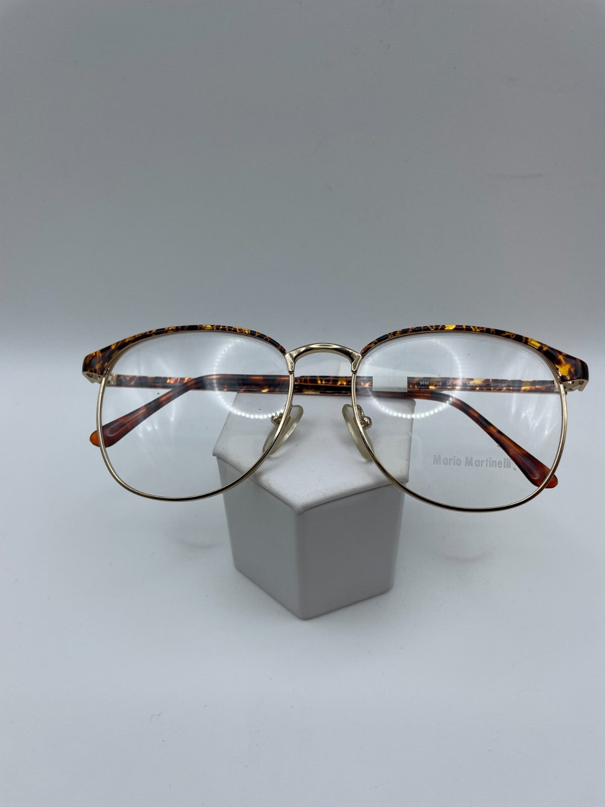 Mario Martinelli Brand MM Joe Model 56 Eye G/Demi Amber NEW