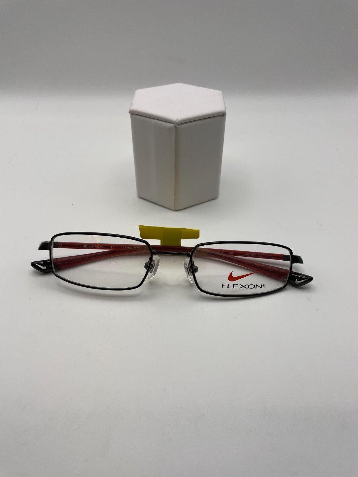 Nike Flexon Brand 4171 Model 49 Eye Blk/Red Color NEW