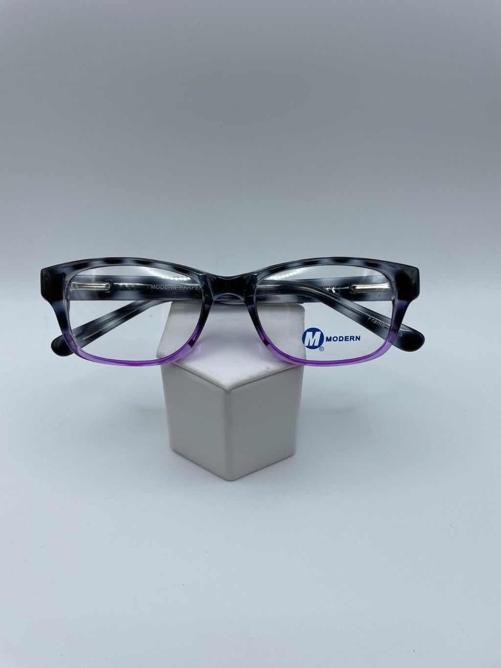 Modern Optical Brand Harper Model 50 Eye Blue/Purple NEW