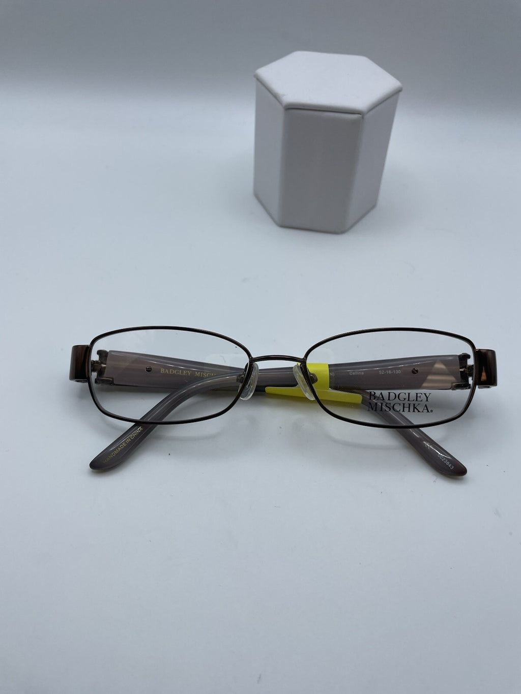 Badgley Mischka Brand Cellina Model 52 Eye Brown NEW