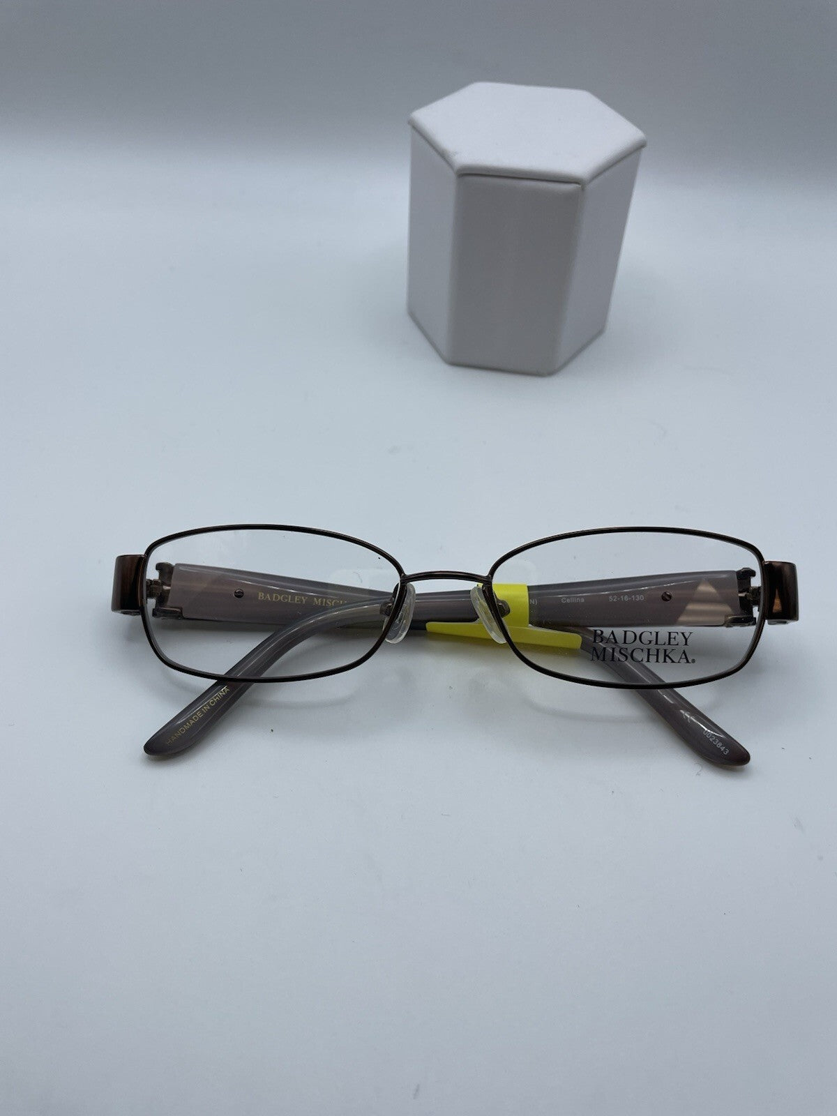 Badgley Mischka Brand Cellina Model 52 Eye Brown NEW