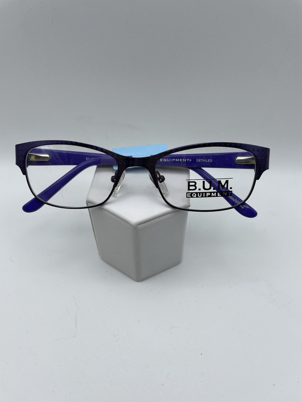 B.U.M. Equipment Brand Detailed Model 51 Eye Purple Polka NEW