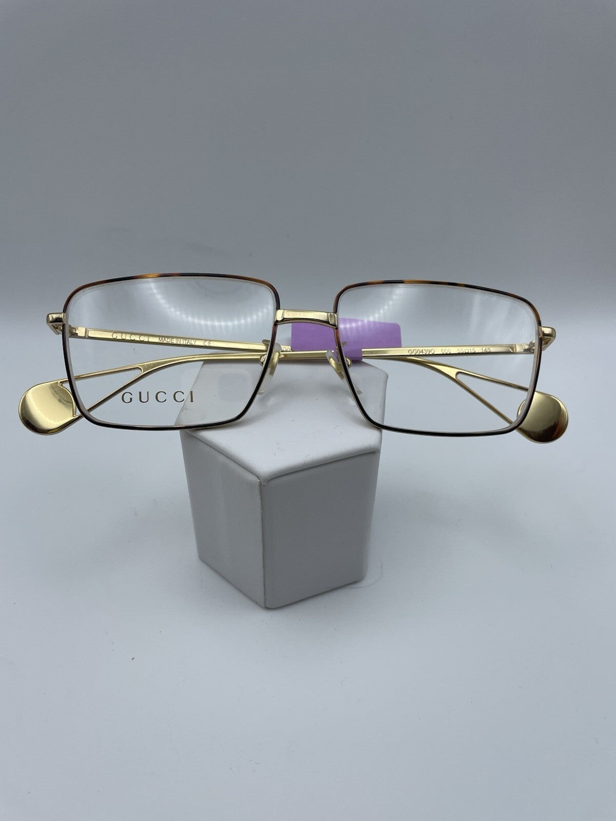 Gucci Brand GG0439O Model 53 Eye Gold/Tort NEW