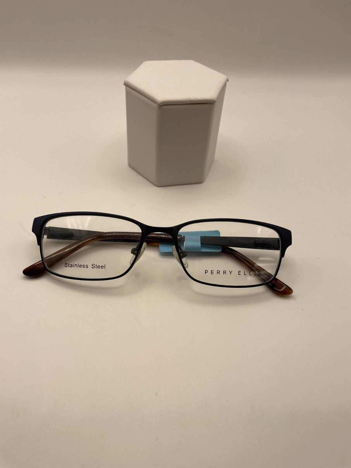Perry Ellis Brand PE 353A-3 Model 51 Eye Navy NEW