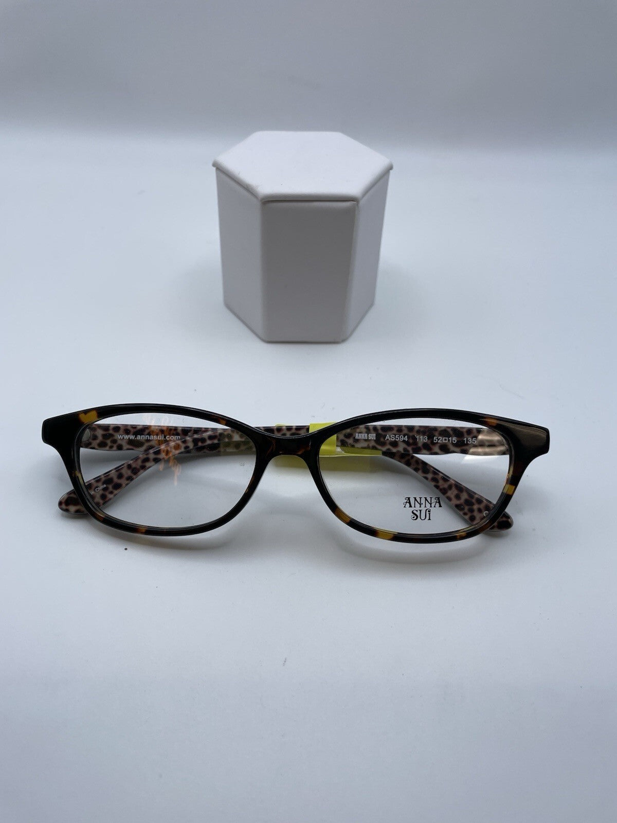 Anna Sui Brand AS594 Model 52 Eye Tortoise NEW