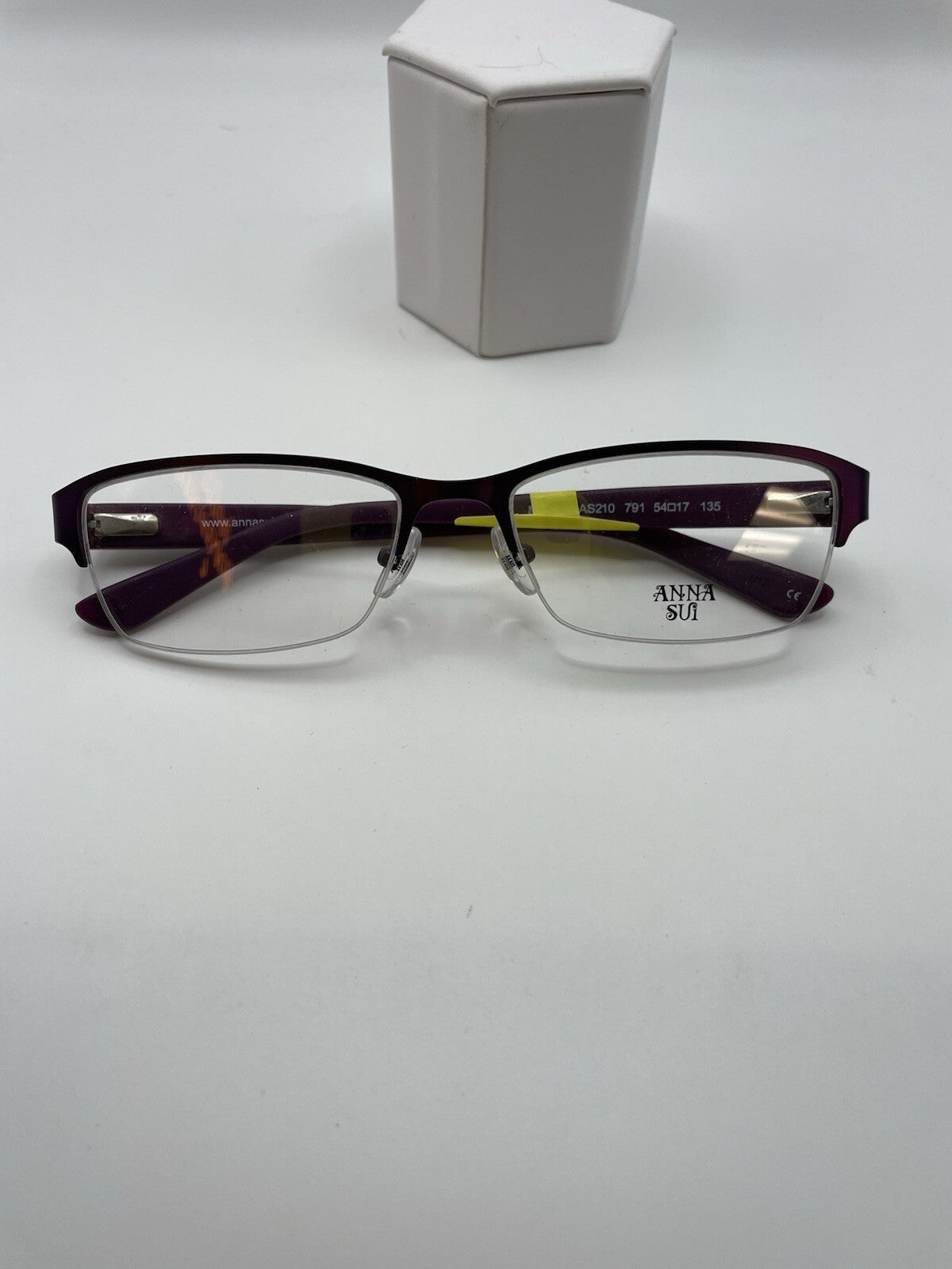 Anna Sui Brand AS210 Model 54 Eye Purple NEW
