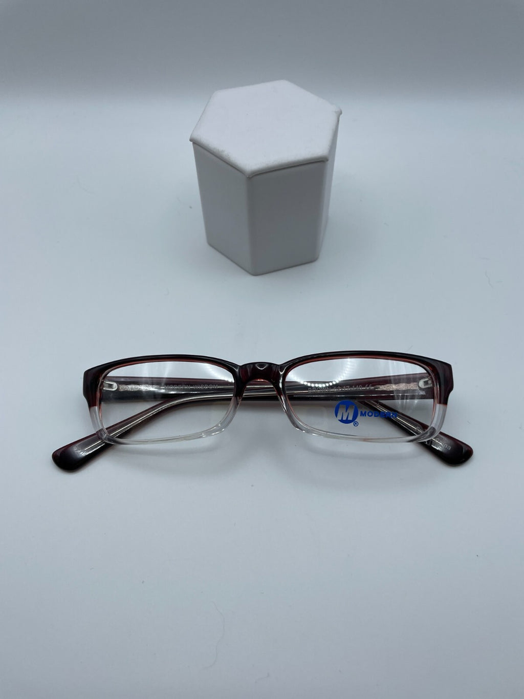Modern Optical Brand Wisdom Model 52 Eye Brown NEW