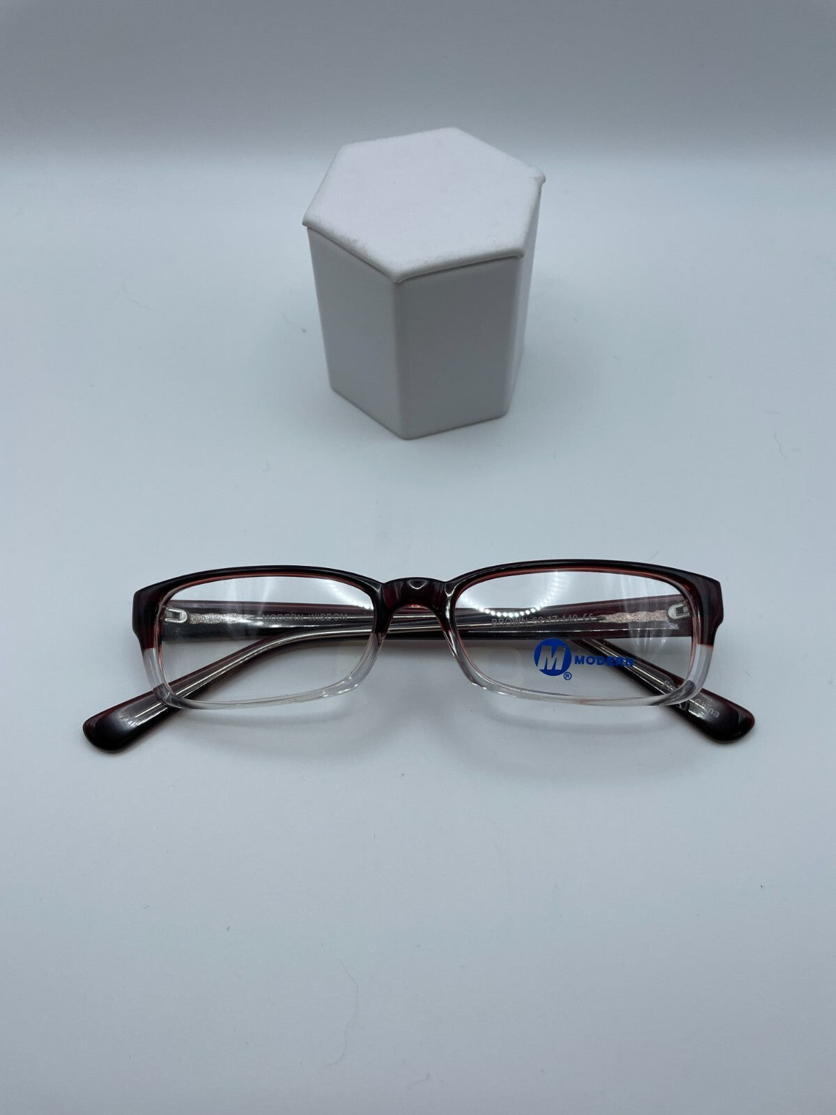 Modern Optical Brand Wisdom Model 52 Eye Brown NEW