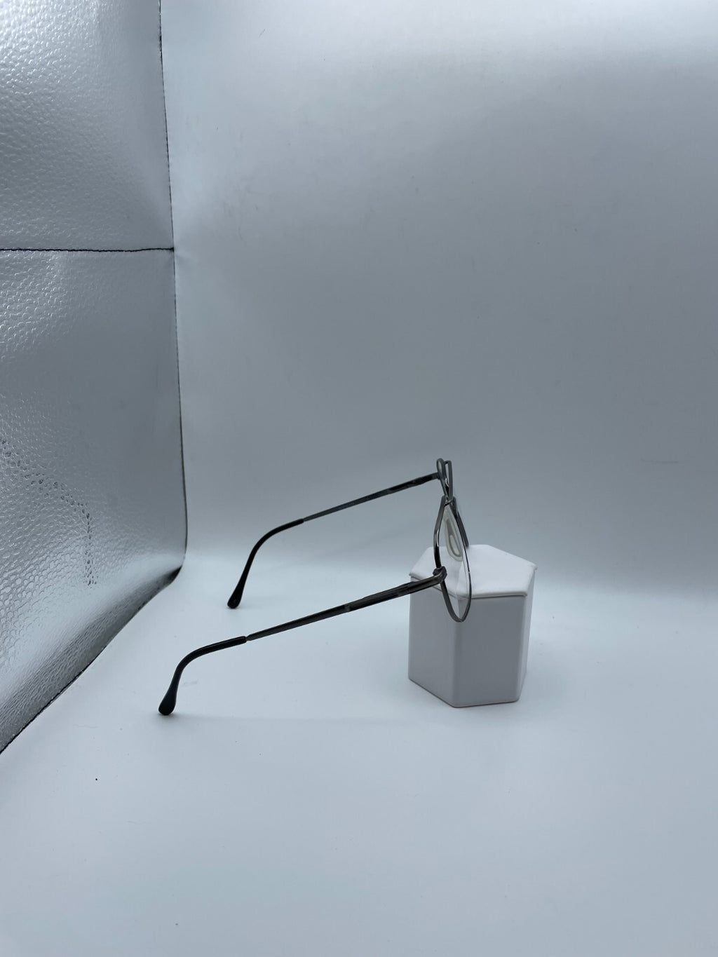 Modern Optical Brand Kevin Model 56 Eye Antique Silver NEW