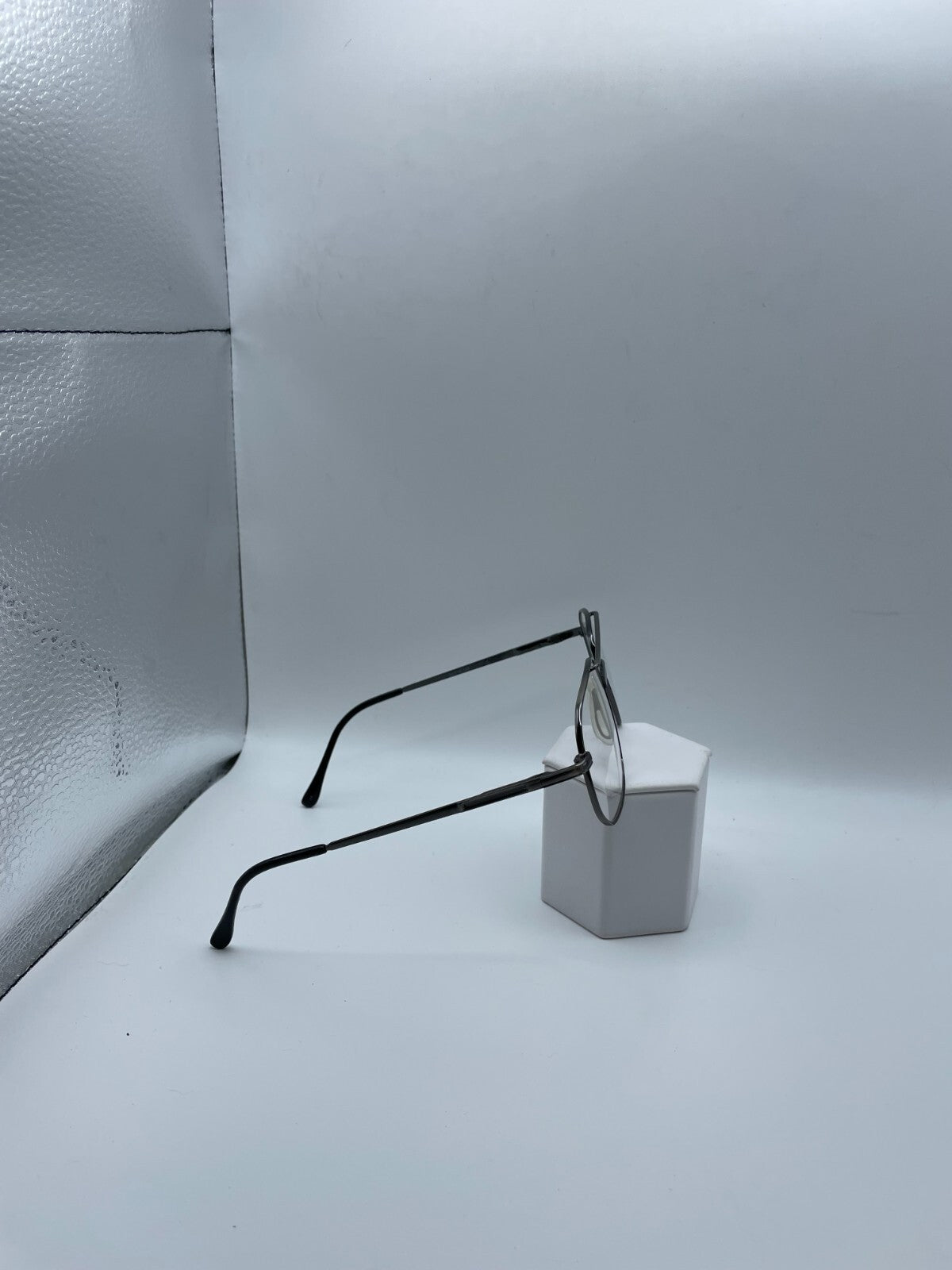 Modern Optical Brand Kevin Model 56 Eye Antique Silver NEW