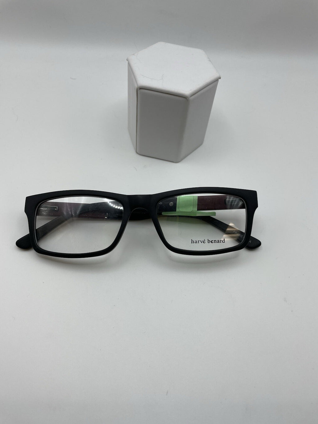 harvé benard Brand HB703 Model 53 Eye Black/Burgundy Matte NEW￼