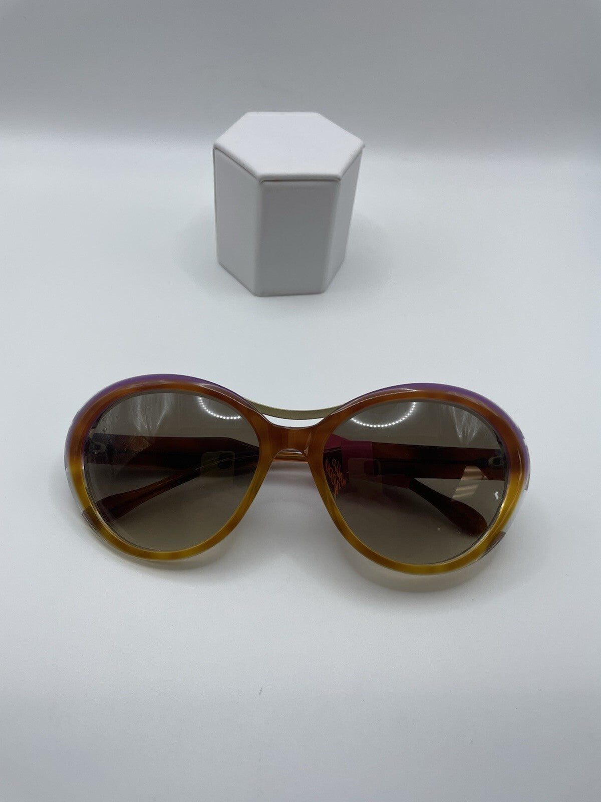 VERA WANG Brand Josifa Model 58 Eye Purple/ Tortoise NEW