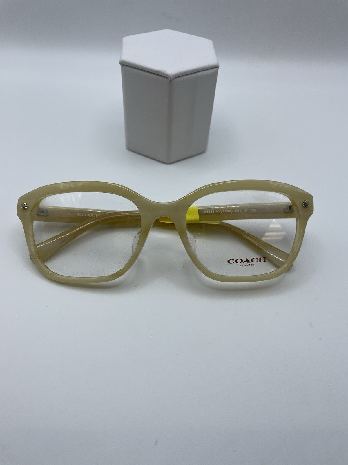 Coach Brand HC 6094F T Model 54 Eye Ivory Horn NEW