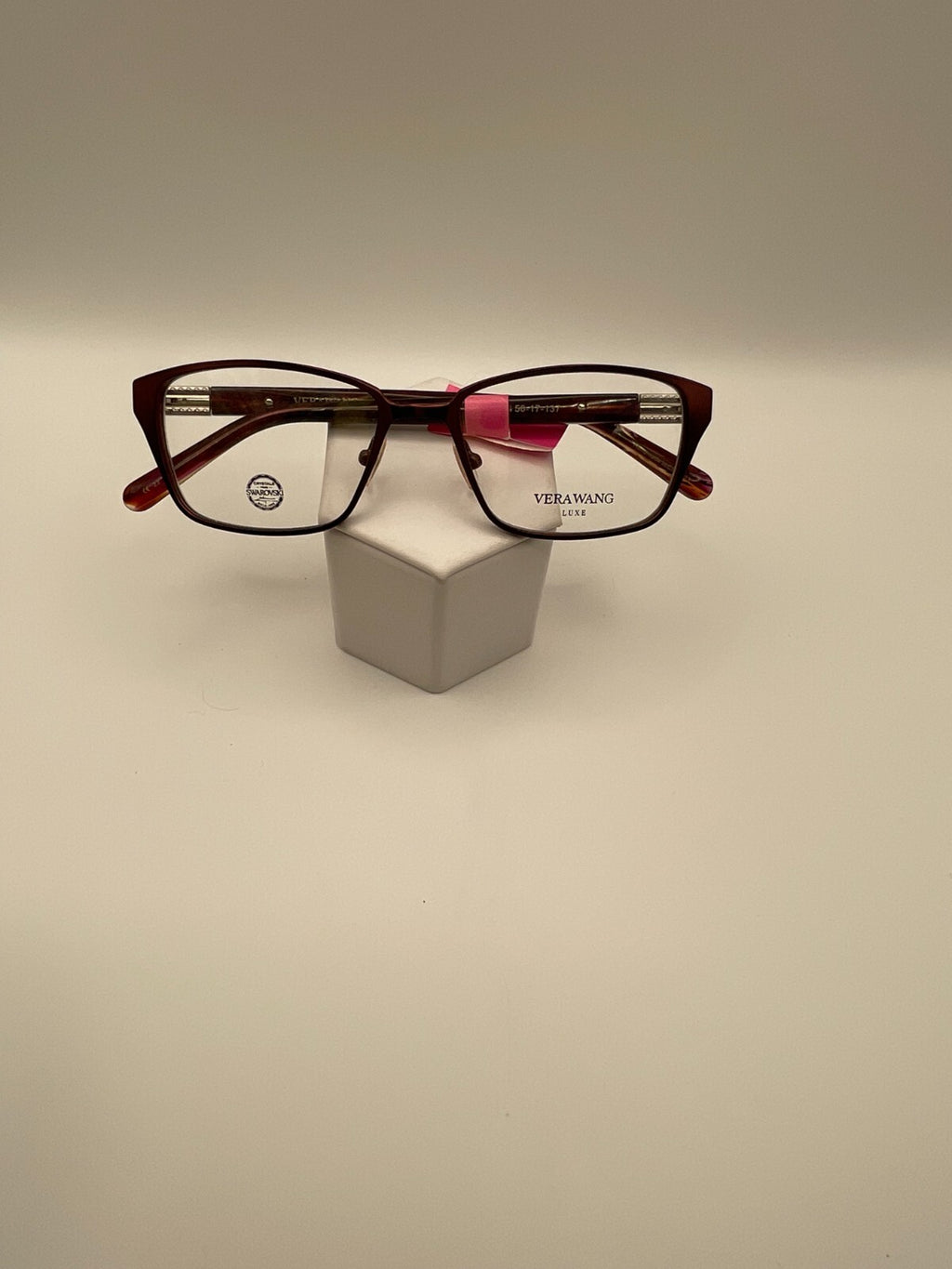 VERA WANG Brand Llya Model 50 Eye Burgundy NEW