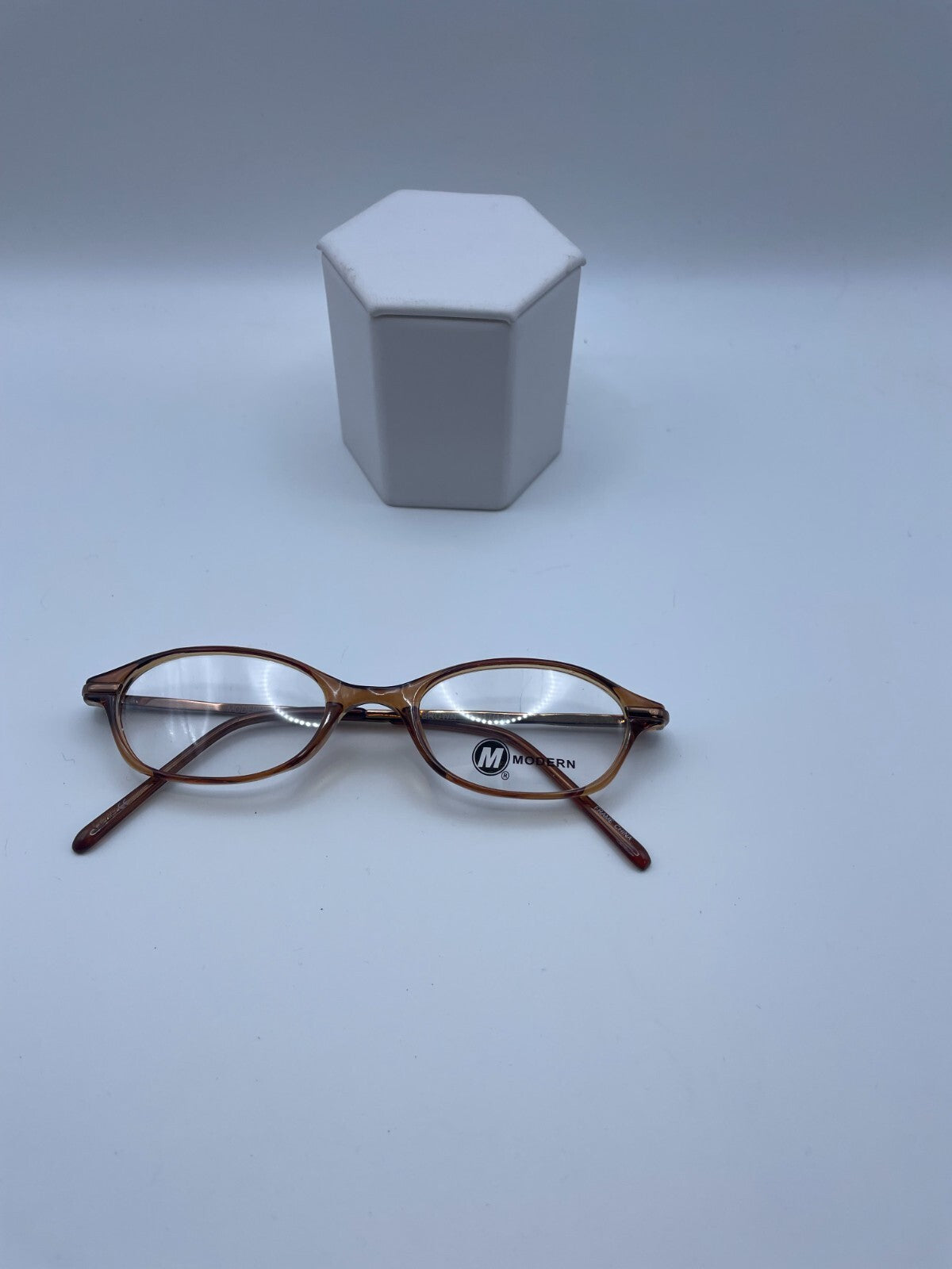 Modern Optical Brand Carousel Model 43 Eye Brown NEW