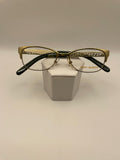 Tory Burch Brand TY1047 Model 49 Eye Green/Gold NEW