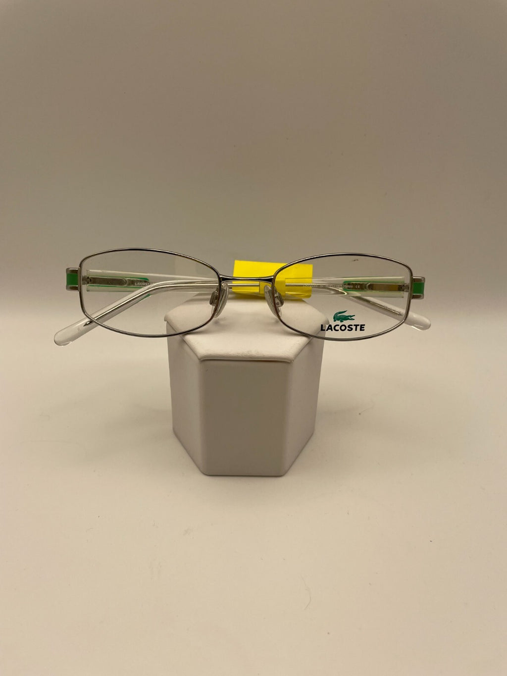 Lacoste Brand LA12233 Model 50 Eye Silver NEW