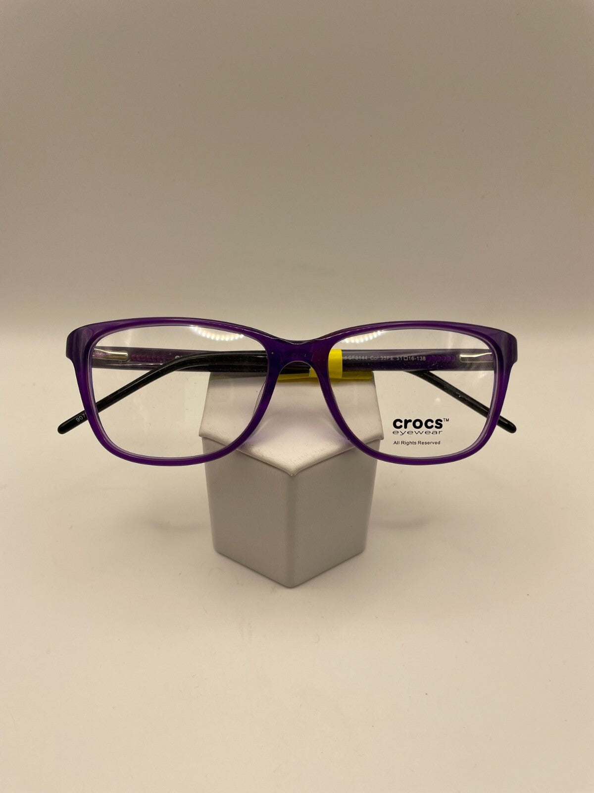 CROCS Eyewear Brand CF3144 Model 51 Eye Purple NEW