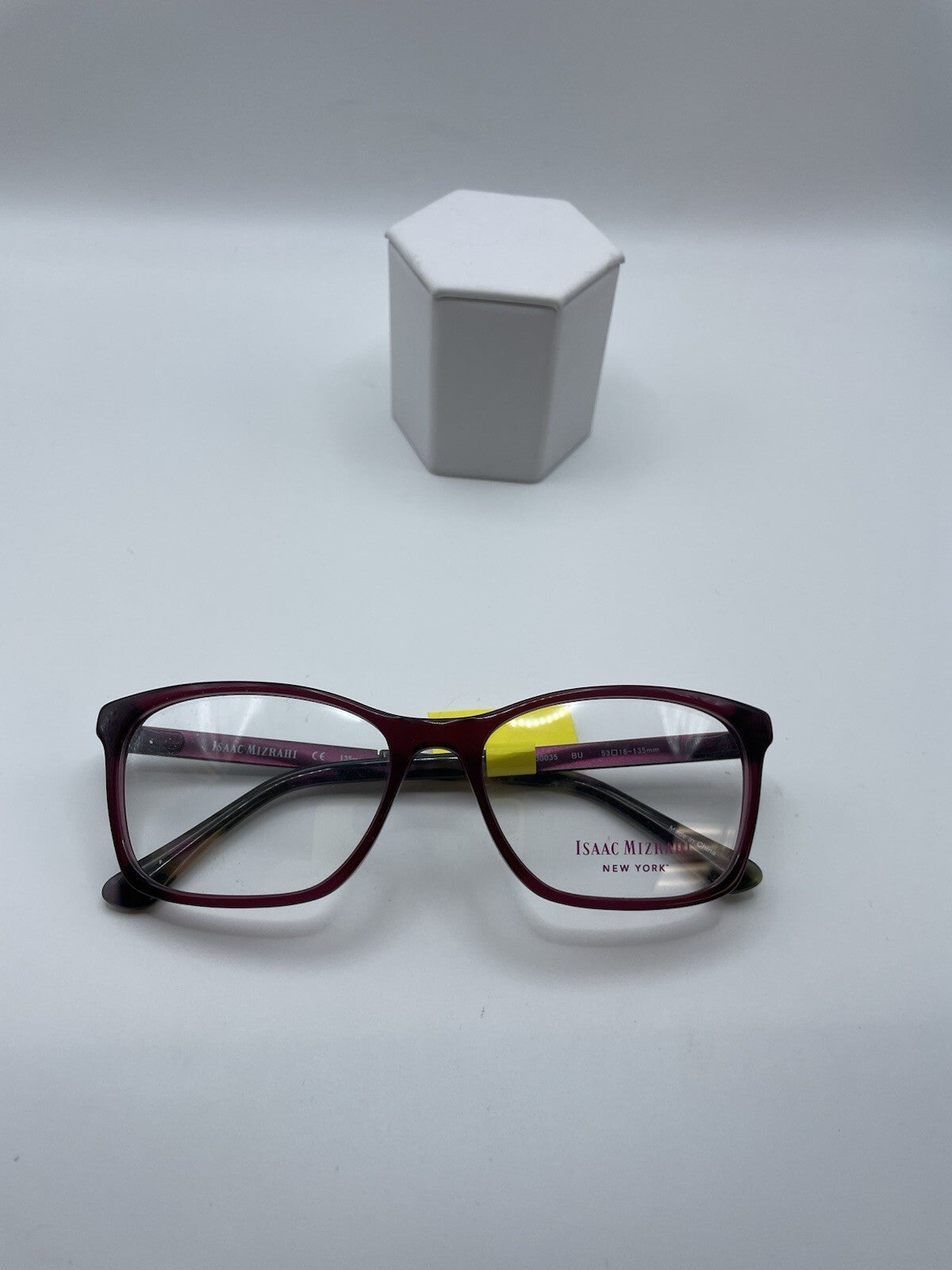 Isaac Mizrahi Brand IM30035 Model 53 Eye Burgundy NEW