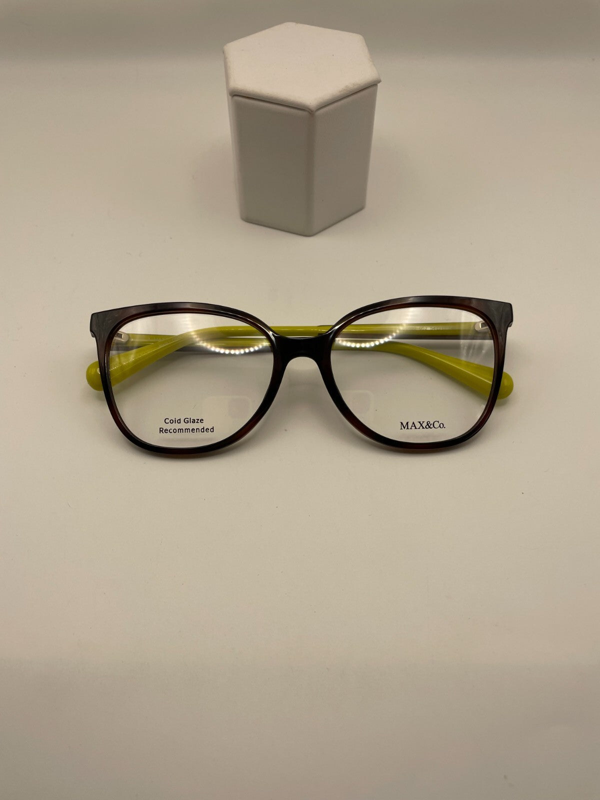 Max & Co Brand MO5022 Model 54 Eye Brown/Yellow NEW