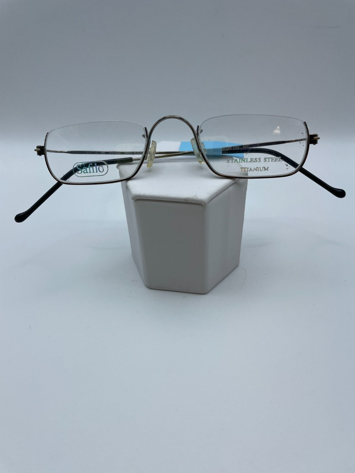 Elasta by Safilo Brand Library 1330 Model 47 Eye Silver NEW