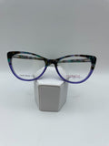 Genevieve Botique Brand Modern Beckon Model 53 Eye Purple/Brown Tort NEW