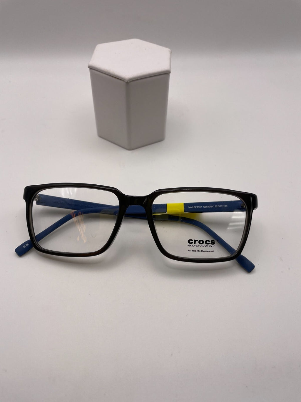 CROCS Eyewear Brand CF3137 Model 52 Eye Gray NEW