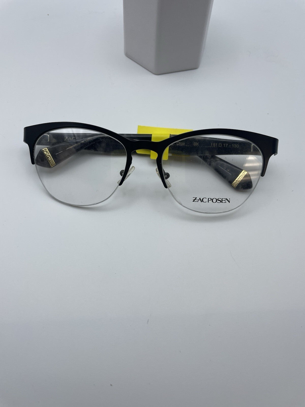 Zac Posen Brand Olga Model 51 Eye Black NEW