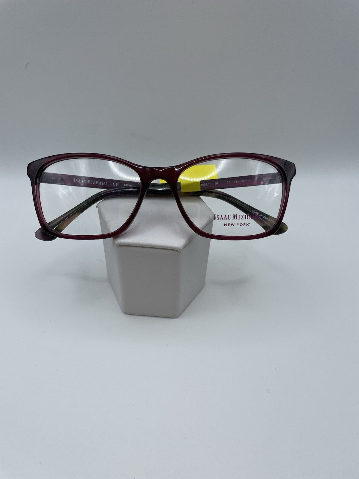 Isaac Mizrahi Brand IM30035 Model 53 Eye Burgundy NEW