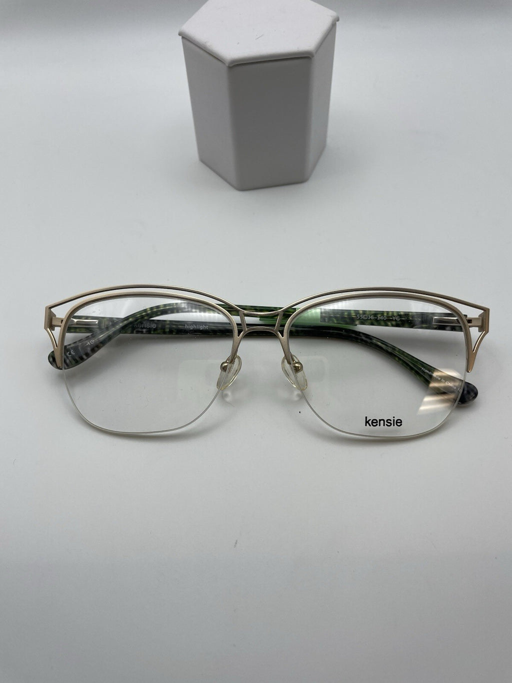 Kensie Brand Highlight Model 55 Eye Gold/Green NEW
