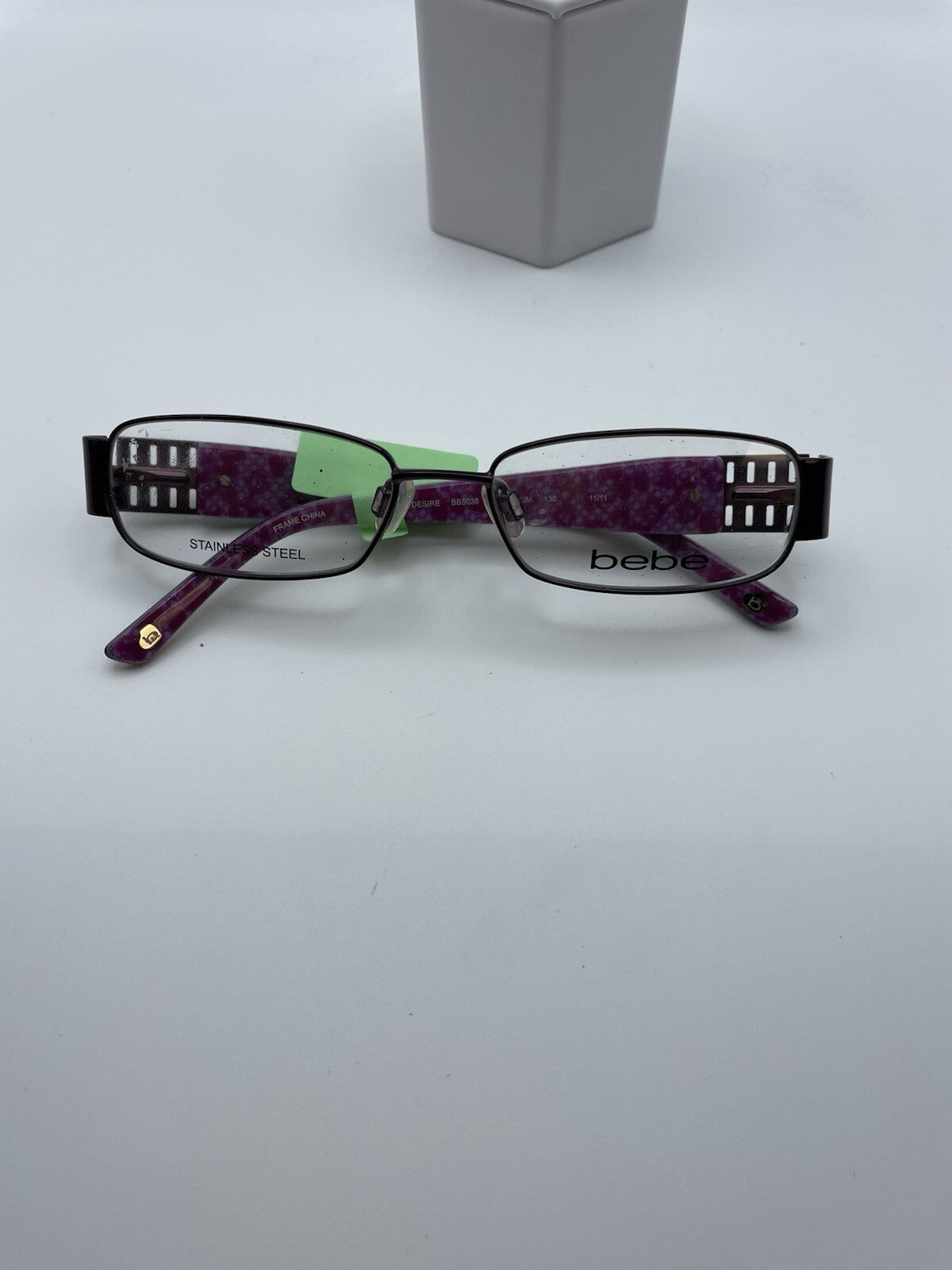Bebe Brand BB5038 Model 50 Eye Plum NEW